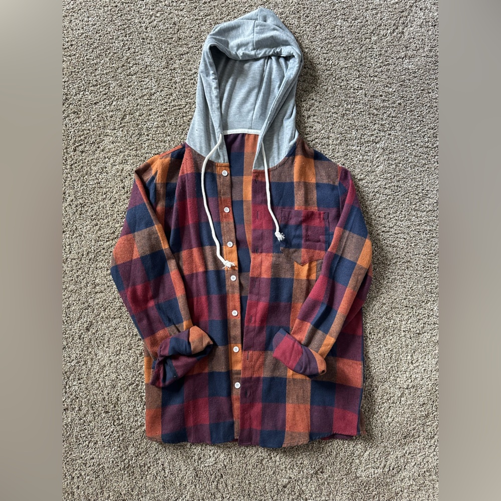 Women’s Multicolor Button Up Jacket - Picture 1 of 4
